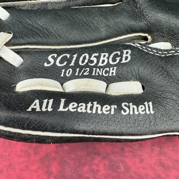 RAWLINGS SURE CATCH 10.5 inch YOUTH BASEBALL GLOVE, MODELNUMBER SC105BGB RH - Picture 5 of 14